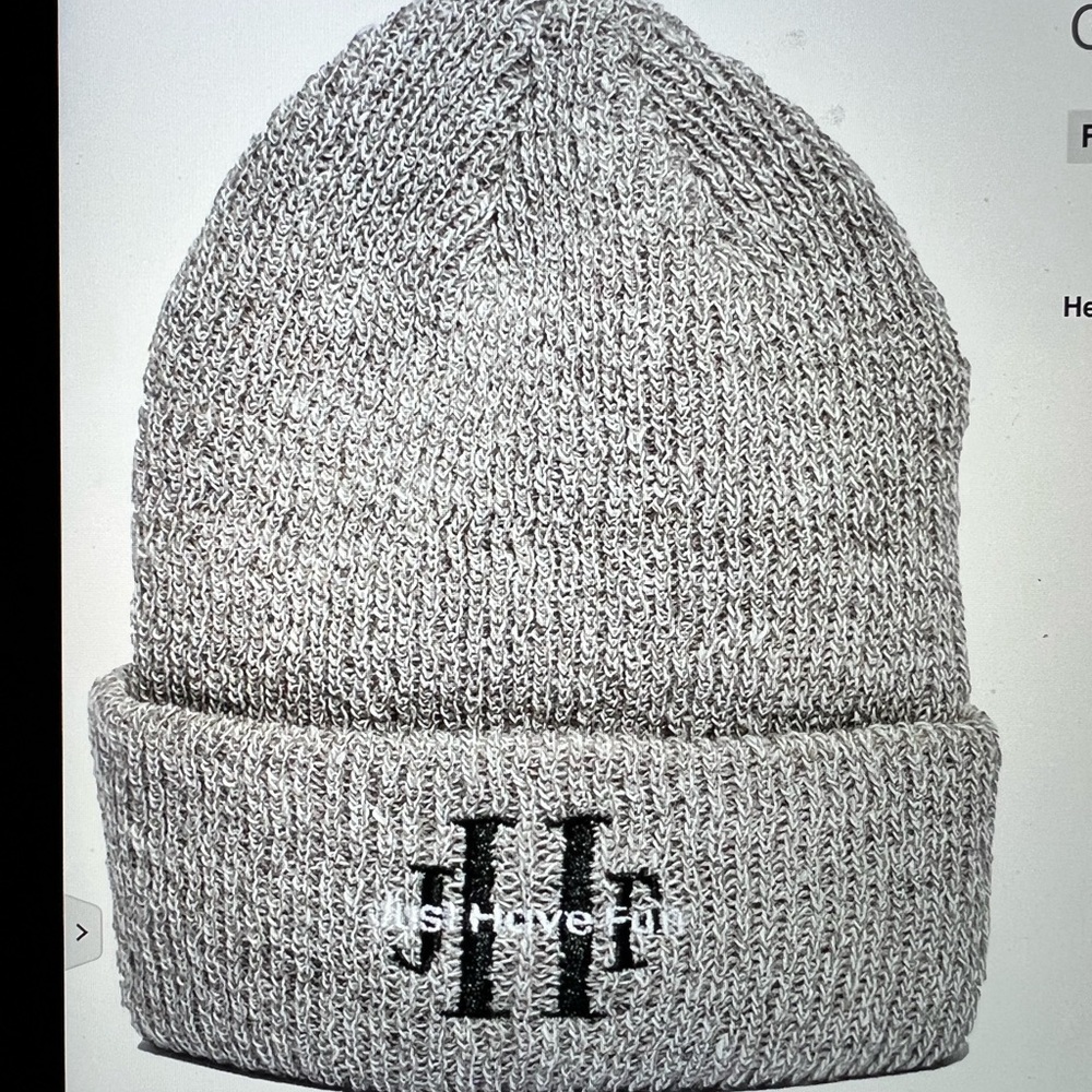 🚨🚨ISO🚨🚨 “Just Have Fun” (JHF) Stonewash Beanie